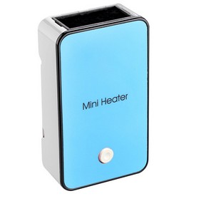 1 stücke tragbare mini heizung winter wärmer liefert home office elektrische heizung  ac 220v / 50hz: Blau / Eu-stecker