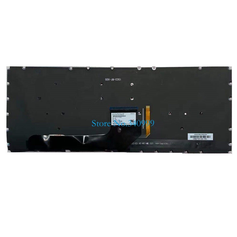 Latin Keyboard Voor Hp Envy 13-D 13-D010CA 13-D010NR 13-D023CL 13-D040WM 13-d002la Zilver Backlit