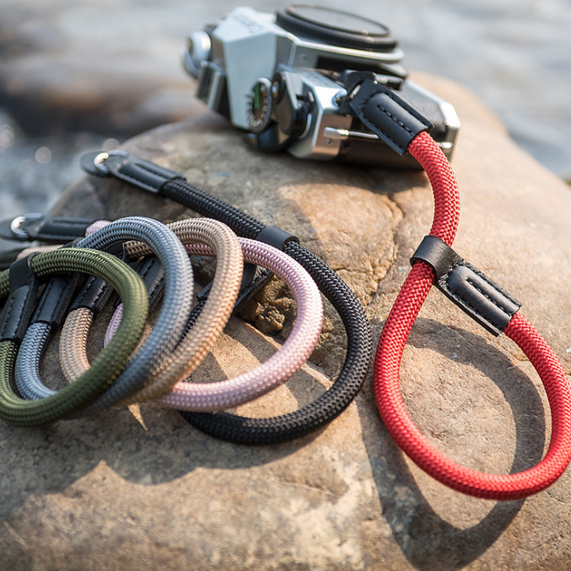 Hecha a mano de nylon cámara Digital muñeca empuñadura de correa para mano Paracord trenzado pulsera para Fuji X-T20 X-T3 X-T2 X-E3 X-A20 X-A7 A5 X-T30