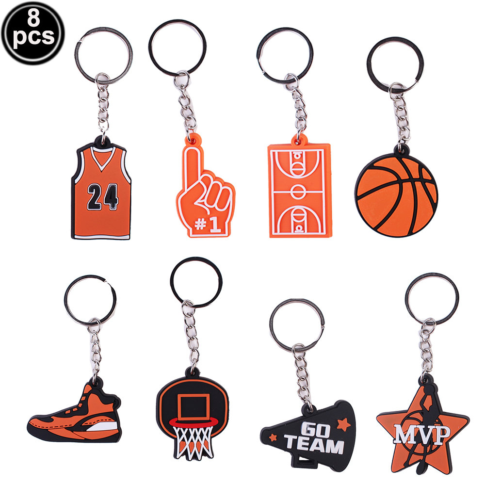 Suministros de de cumpleaños de baloncesto, recuerdos, pajitas de papel de baloncesto, adornos para magdalenas, llavero, caja de barco, decoración deportiva para de baloncesto: Verde menta