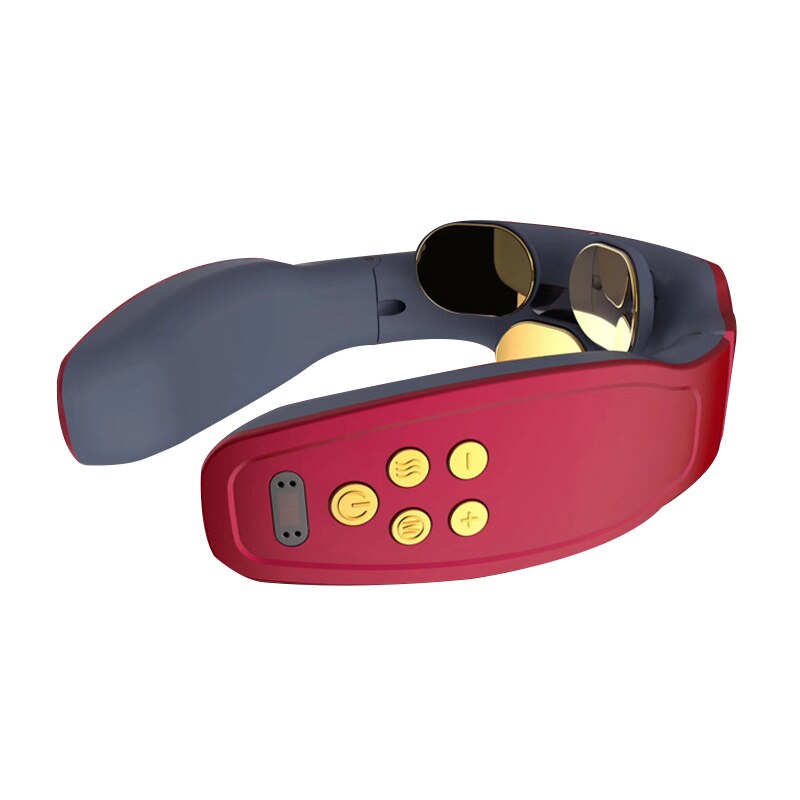 6 Modes 9 Levels Electric Neck Massager Pulse Cervical Vertebra Relax Lumbar Leg Massage Device