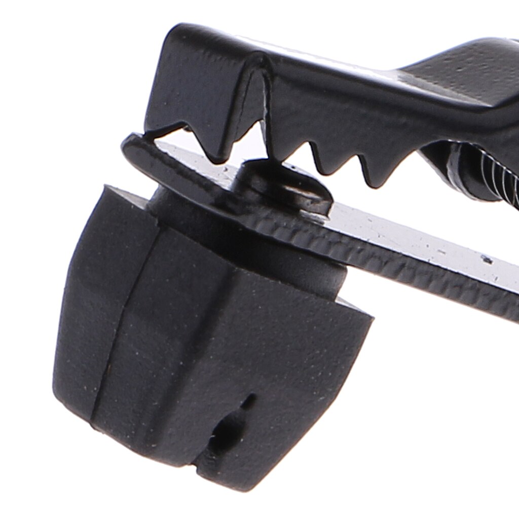 Mini micrófono Lavalier para solapa, soporte de Clip para Collar, accesorios para micrófono, negro