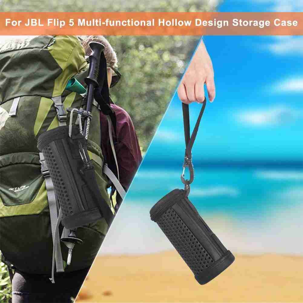 Hollowed Mesh Protective Hard Case Cover Bag Box for JBL Flip4 Flip 5 Waterproof Bluetooth-compatible Speaker Accessories