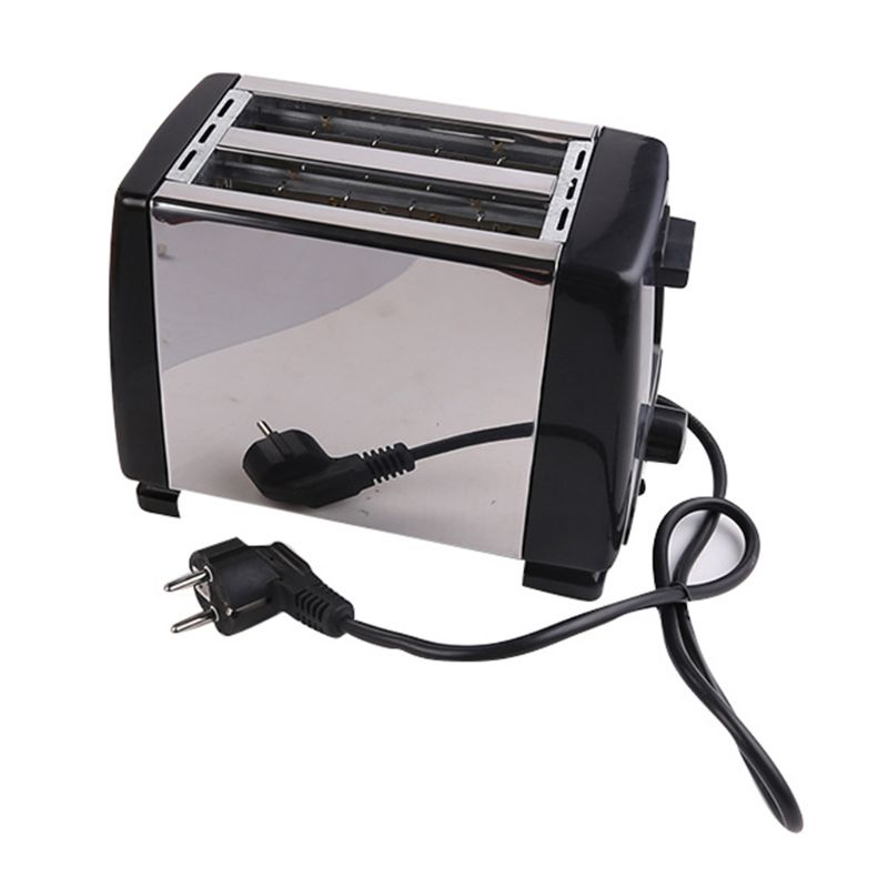 2 Slice Toasters with 6 Bread Shade Settings Stainless Steel Wide Slot Toasters with Removable Crumb Tray