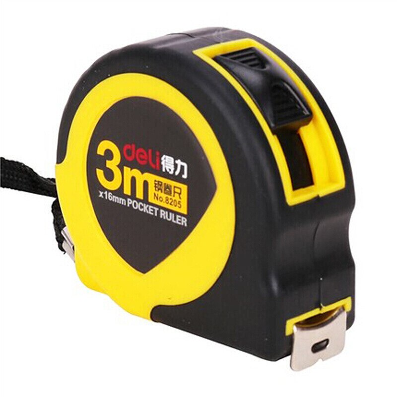 Tape Measure 3M Steel Tap Sub-Extendable Ruler Measuring Ruler Anti-Fall Bag Plastic 8205