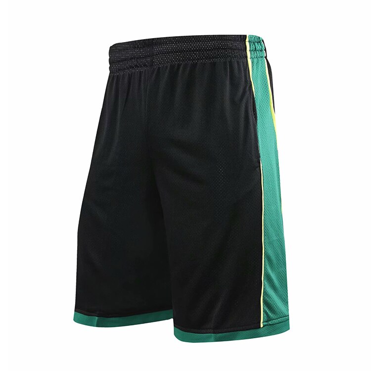 DPOY brand double-sided basketball sports team training suit: Black shorts / XL