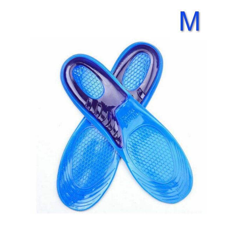 Plantillas de Gel de silicona plantillas de mujer para hombre plantillas ortopédicas para zapatos de masaje: M