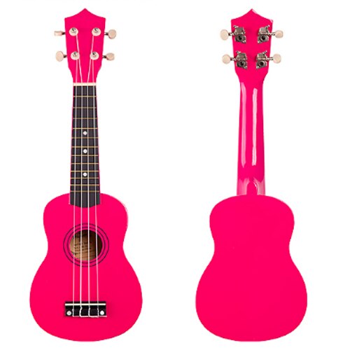 Muziek Liefhebber Club Kleurrijke 21 "Ukulele Sopraan Basswood Ukulele Concert 21 Inch Akoestische Gitaar Sopraan Ukulele: 10