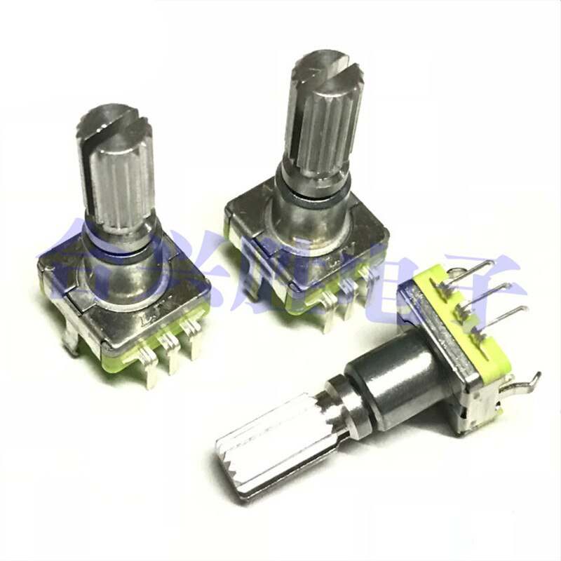 Rotary encoder EC11 type 30 positioning 15 pulses shaft length 20.5MM car navigation CD audio volume adjustment potentiometer