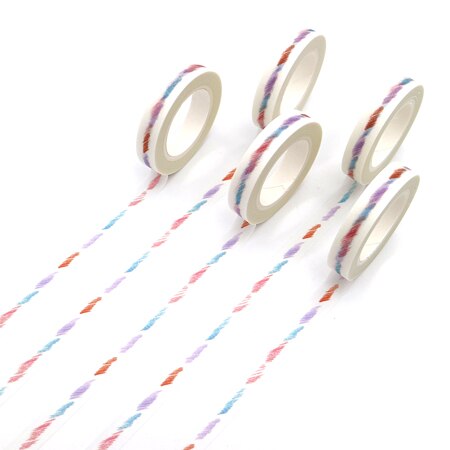 1Pcs Diy Galaxy Flower Tape Decoration Roll Diy Washi Decorative Sticky Paper Masking Tape Self Adhesive Tape Scrapbook Tape: 2