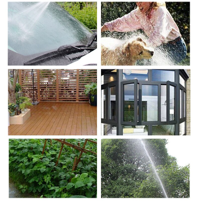 FGHGF galvanoplastie multifonctionnel haute pression pistolet à eau 9 fonction avant déclencheur voiture jardin lavage outils