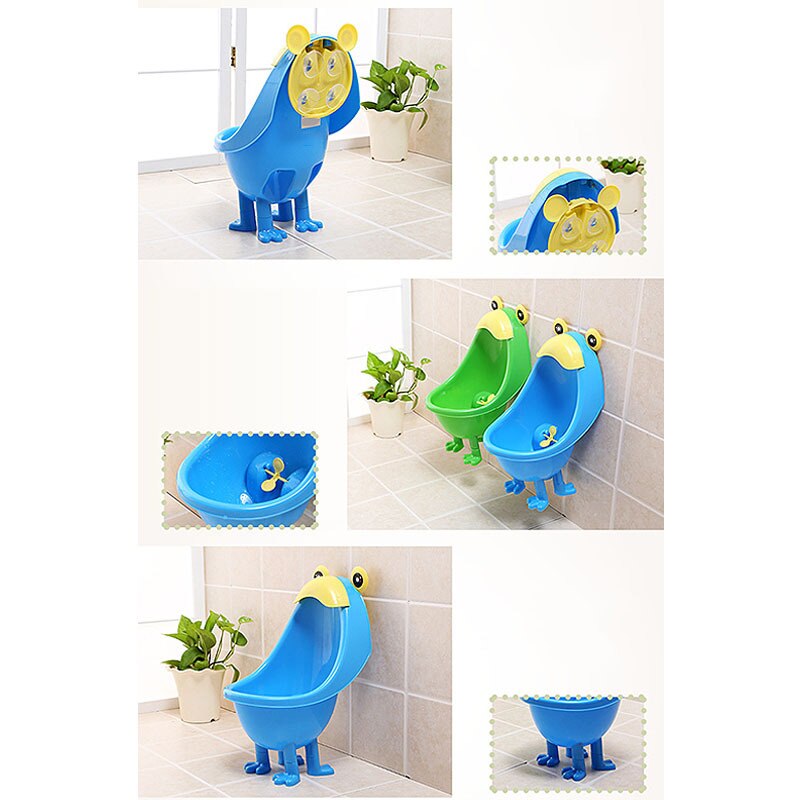 Frog Shape Baby Potty Training Potty Standing Wall-mounted Urinals Toilet