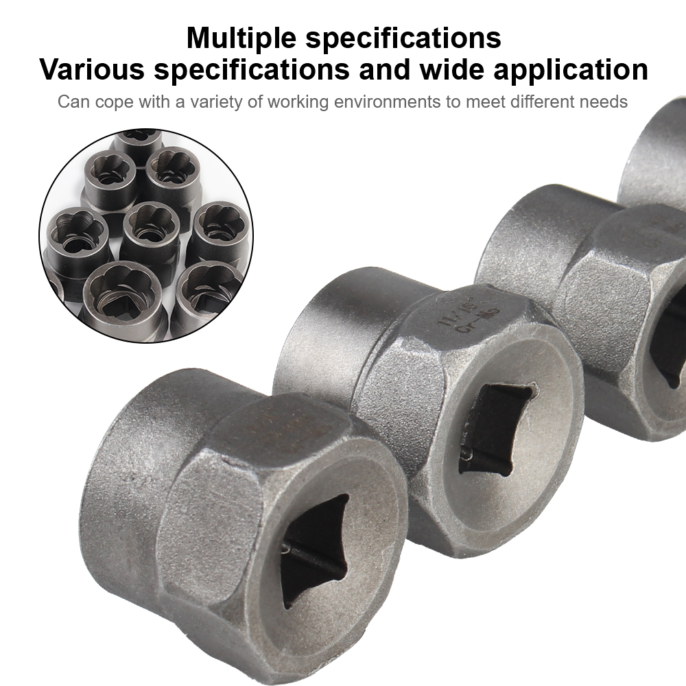 Accessoire Beschadigde Schroef Extractor Auto Reparatie Gereedschap Bout Moer Verwijderaar Moer Extractor Handgereedschap Kit Bout Moer Verwijdering Moer