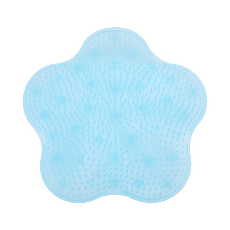 Silicone Suction Cup Bathroom Massage Soft Shower Mat Nonslip Bath