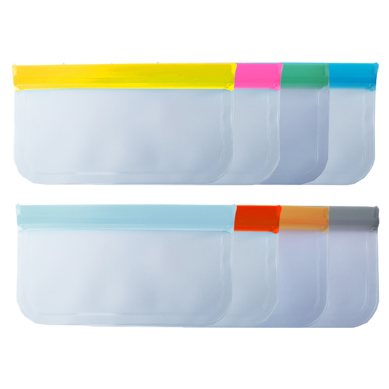 Food Grade Siliconen Verse Afdichting Opbergtas Herbruikbare Lekvrij Containers Snack Saver Bag Sandwich Opbergtas Voor Reizen