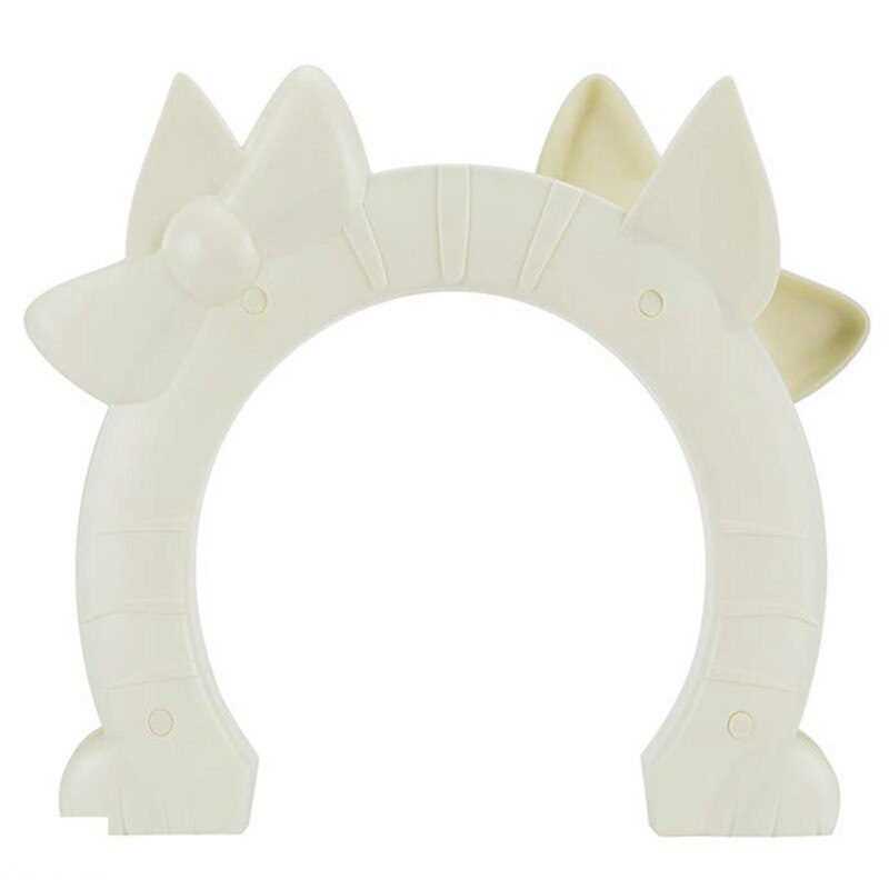 Puerta de para gato, puerta Interior para mascotas, con forma de agujero de 2 vías, se adapta a núcleo hueco, puerta sólida de vidrio para gatos de hasta 21 Lb