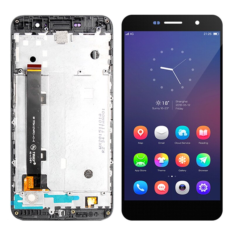 5,0 ''Für Huawei Ehre 4C Profi Y6 Profi Titte-U02 Titte-AL00 Titte-L01 LCD Anzeige Touchscreen Digitizer Montage Mit Rahmen Ersatz