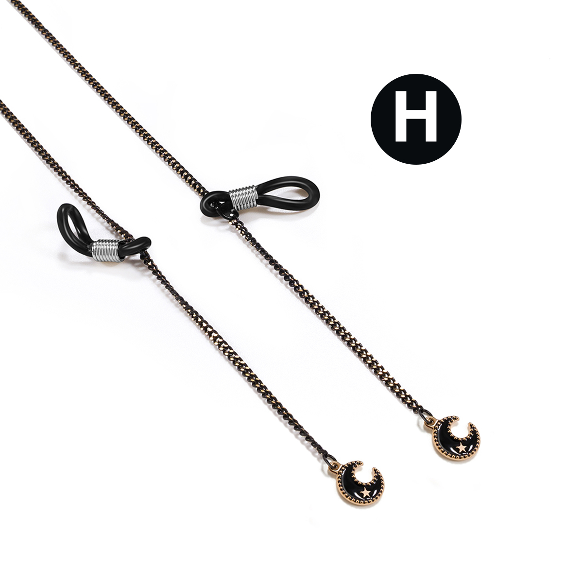 Zonnebrillen Lanyards Leesbrillen Slanke metalen koorden Brillenketting Brillenhouders optische frames touw: Roze