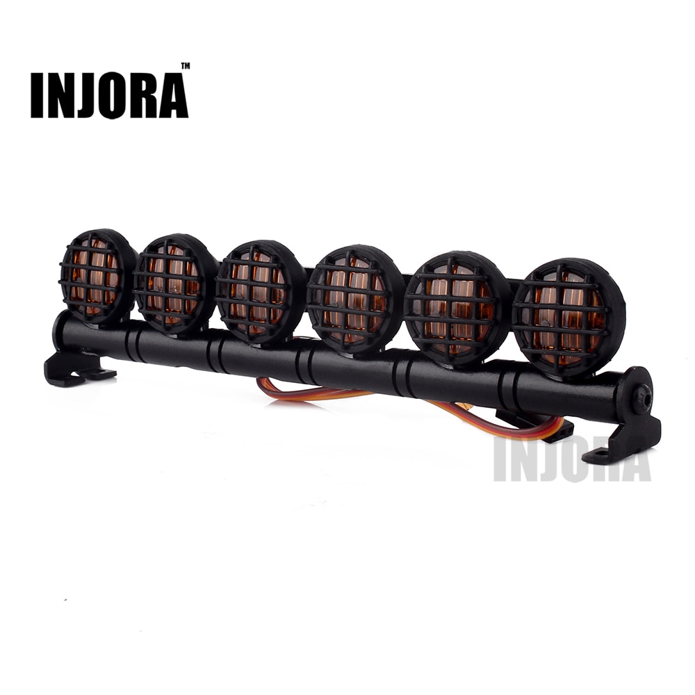 152mm multifunktions led lysbjælke til rc crawler traxxas trx -4 trx 4 d90 axial scx 10 90046
