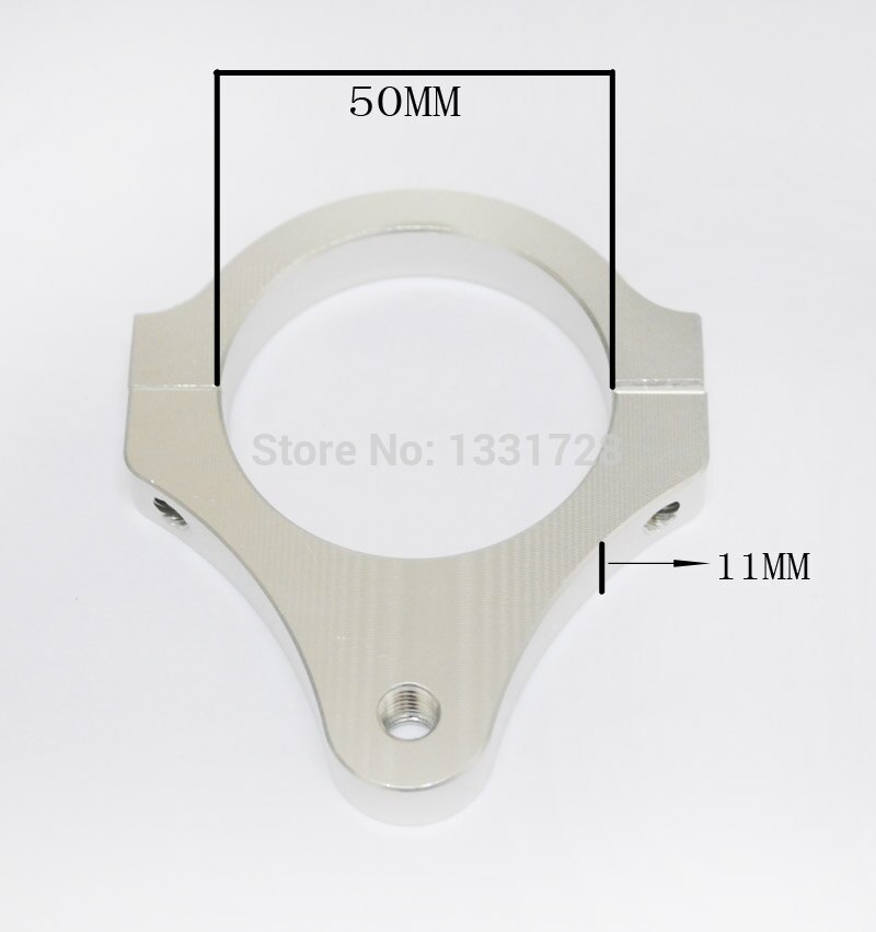 Brand 50MM Diameter Motorcycle front shock absorber fixed steering damper damping titanium foot fixer modification Universal