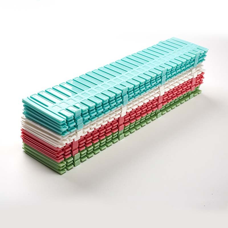 2/4Pcs DIY drawer storage divider PP free combination divider Drawer storage divider DIY plastic drawer divider