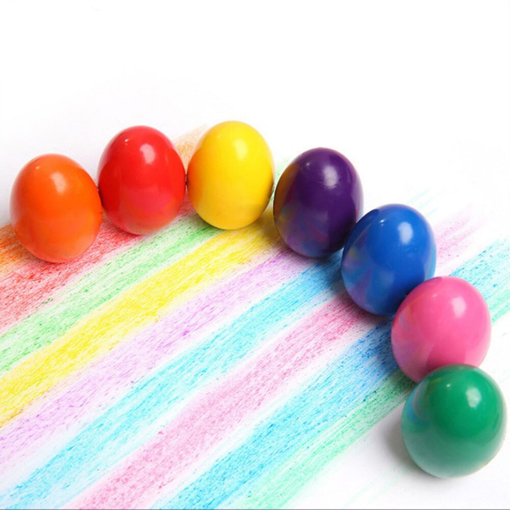 9 kleuren/set Kleurpotloden Niet Giftige Verf Kleurpotloden Ei wasbare Sticks Stapelbaar Speelgoed