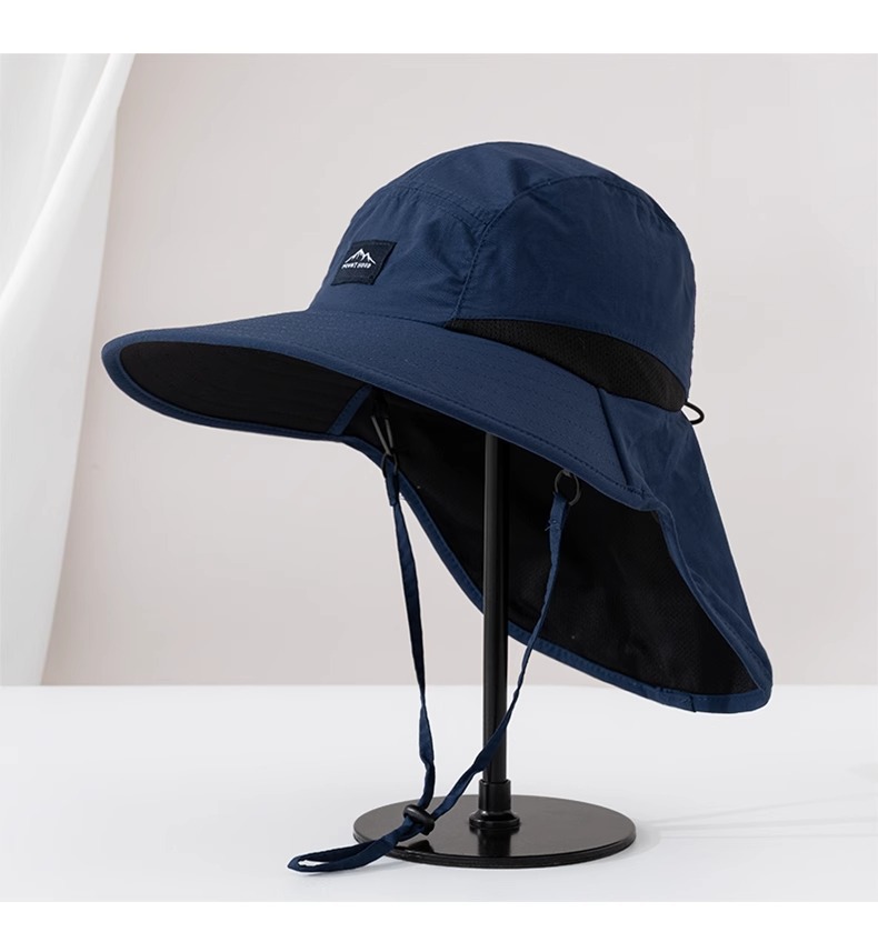 Sommer Breite Große Krempe Männer Fischer Hütte Wasserdicht UV Schutz Sonne Kappe Wandern Angeln Klettern Übergroßen Safari Eimer Hüte