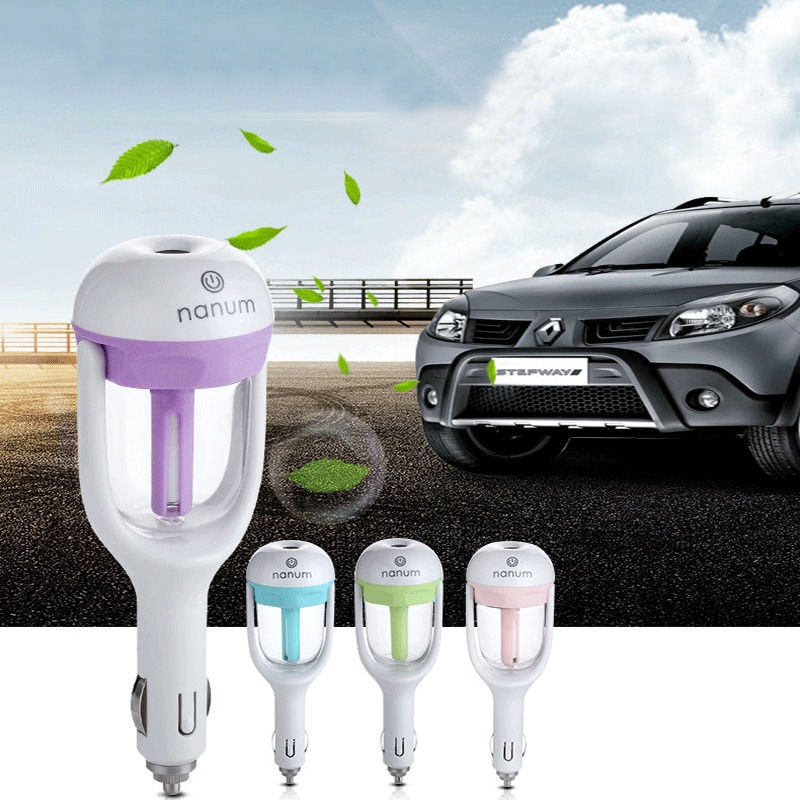 Nanum 12V Car charger air fresheners Aromatherapy Humidifiers Nebulizer Humidifier Mute Home Air Sterilization 1pcs