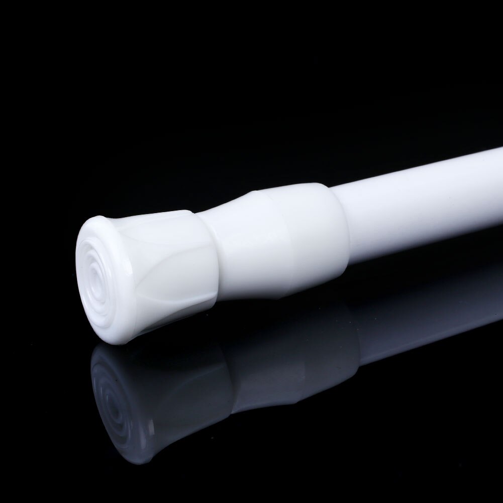 70-124cm Adjustable Extendable Telescopic Pole Spring Net Window Rail Hanger