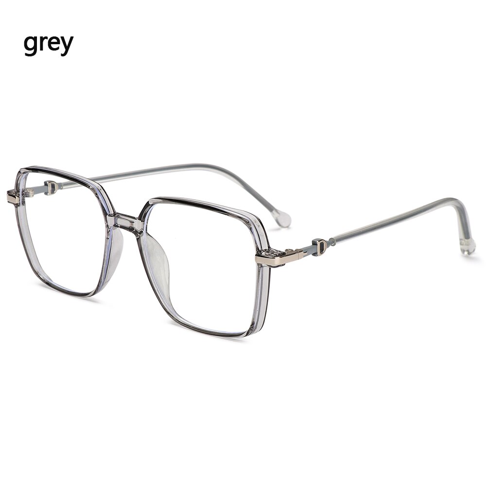 Ultralight Platte Spiegel Brillen Computer Bril Transparant Frame Brillen Stralingsbescherming Vision Care Anti Blauw Stralen: grey1