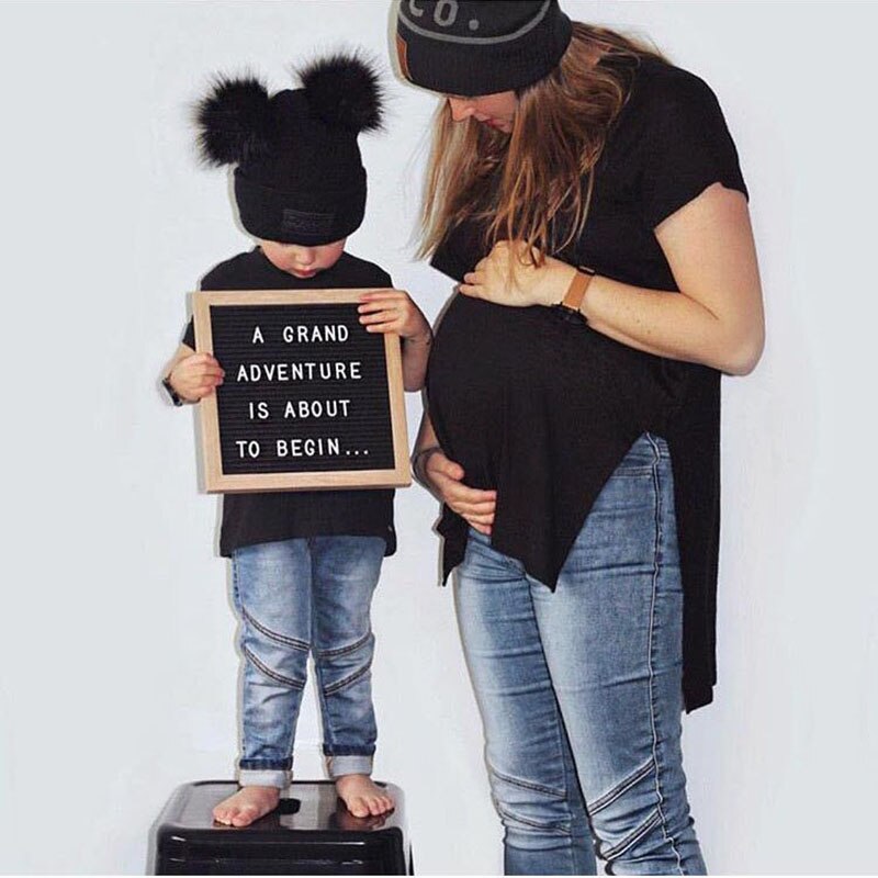 Family Felt Letter Message Board Baby Picture Frame Kids Photography Growth Commemorative Room Decoration