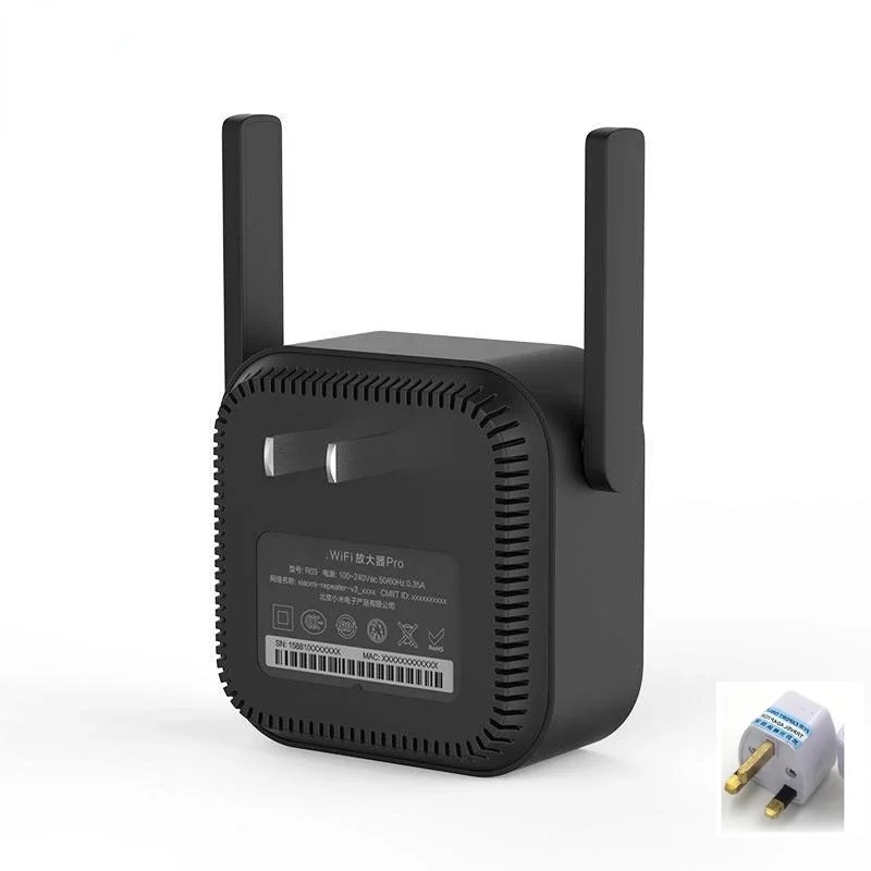 Oryginalny wzmacniacz Wi-Fi Xiaomi Mijia Pro 300M 2.4G Repeater Network Expander Range Extender Roteader Mi Wireless Wi-Fi Router: WHITE