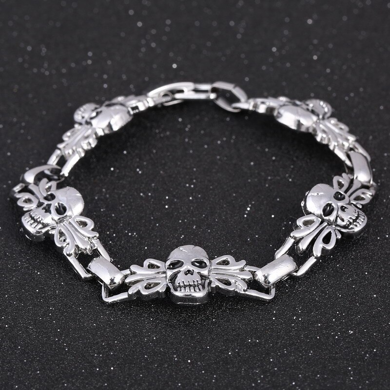 Neue Männer Edelstahl Armbinde &Ampere; Armreifen Schädel Männer Schmuck Zubehör Männlichen Punk Charme Armbinde Armbinde pulseira: SL499