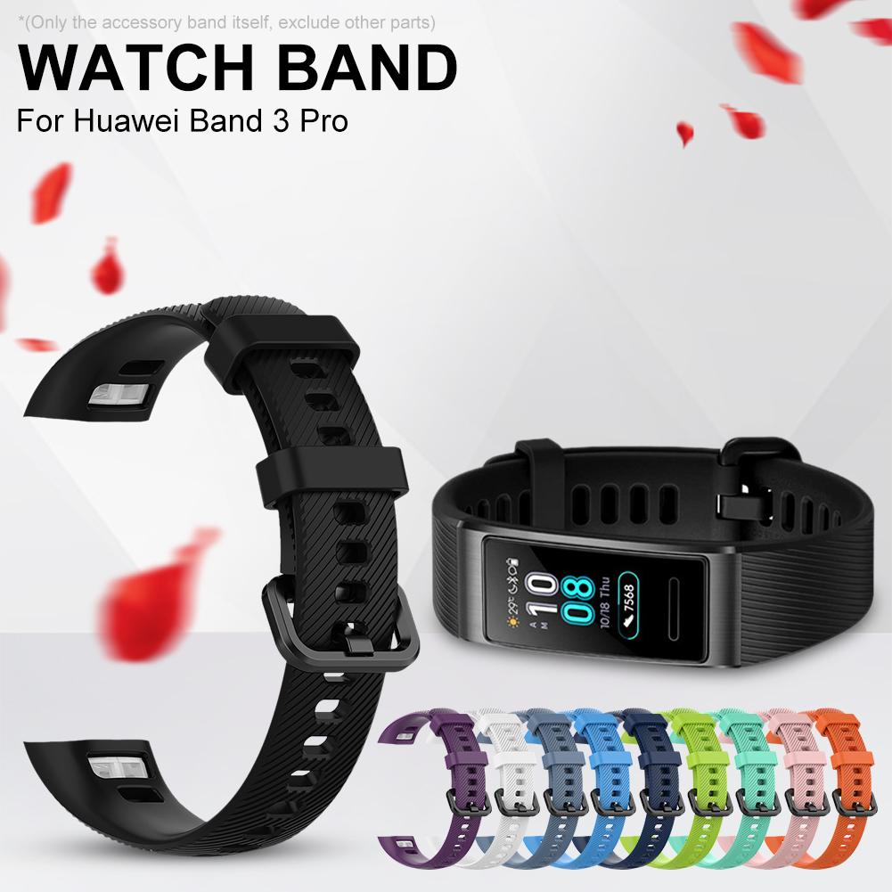 ! Uhr Band für Huawei Band 3 Pro Silikon Armband Handgelenk Strap Ersatz Armband für Huawei Band 3