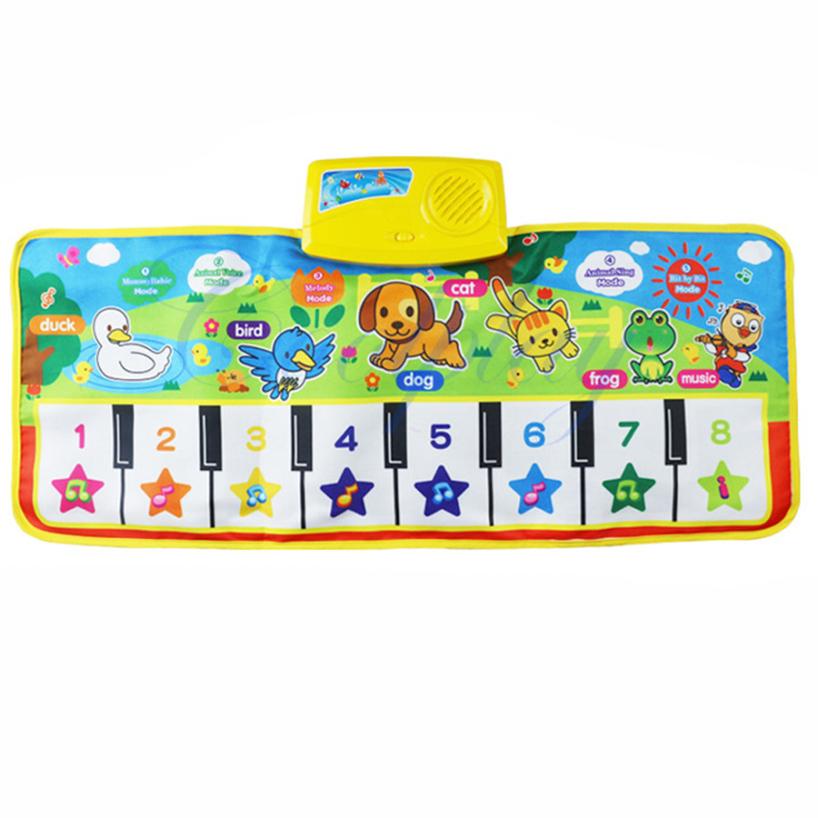 Speel keyboard muziek zingen gym tapijt mat beste kinderen baby kind creativiteit verbeelding onderwijs