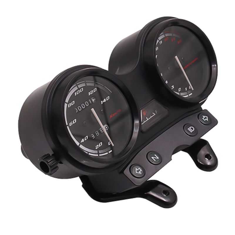 100% brand and Features: Dual Odometer Gauge: This is a digital meter which combined Odometer, Speedometer and