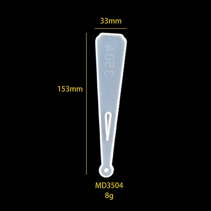 DIY Manual Rectangular Bookmark Mold Crystal Epoxy UV Resin Mold Blank Bookmark Silicone Mold For Resin: 3504