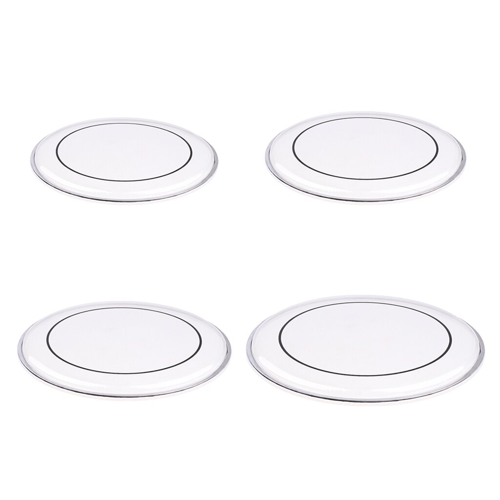 Transparent Double Layer Drumhead Drum Skin for Drum Set Parts Accessories 4 Sizes