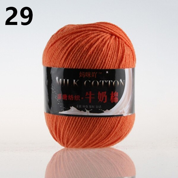 Craft art Dubbele breien Haak DK Garen Wol Melk fiber katoen 50g Bal: 29