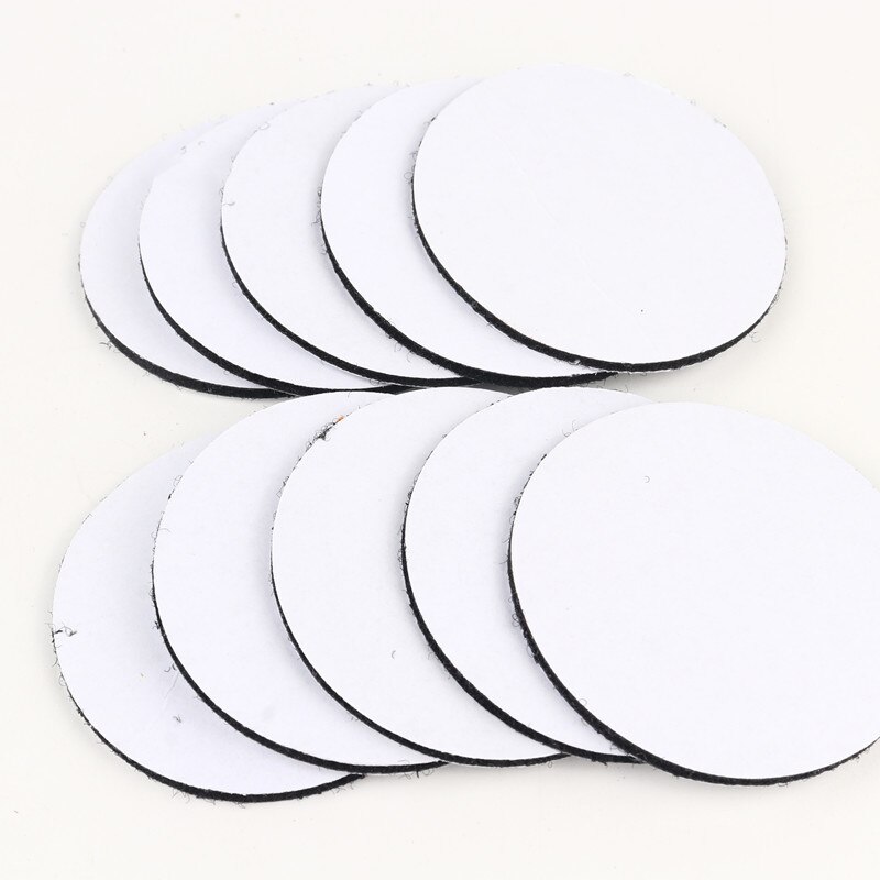6Cm Strong Self-Adhesive Back Glue Velcro Fixed Point Sticker Tape Velcro for Bed Sheet Sofa Cushion Carpet Anti-Skid Mat: 6CMX6CM  Black 10PC