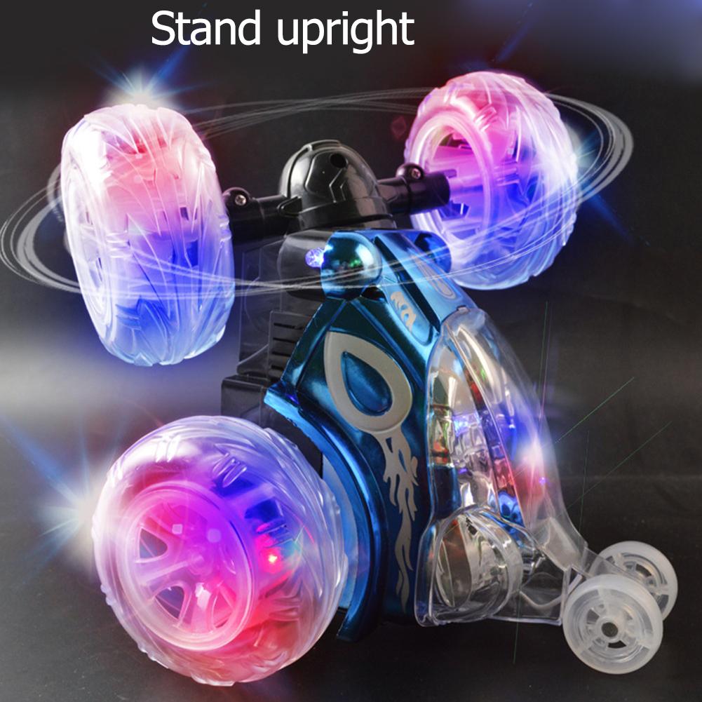 Voiture télécommandée Turbo Twister à 360 degrés, Rechargeable, musique légère, véhicule de cascade