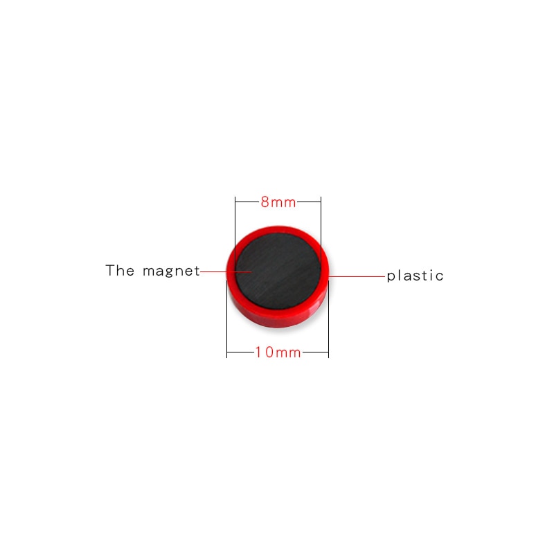YIBAI 12Pcs/Lot Magnetic Round,Magnet Whiteboard Presentation radius=5mm Use for School Teaching/Mark classification