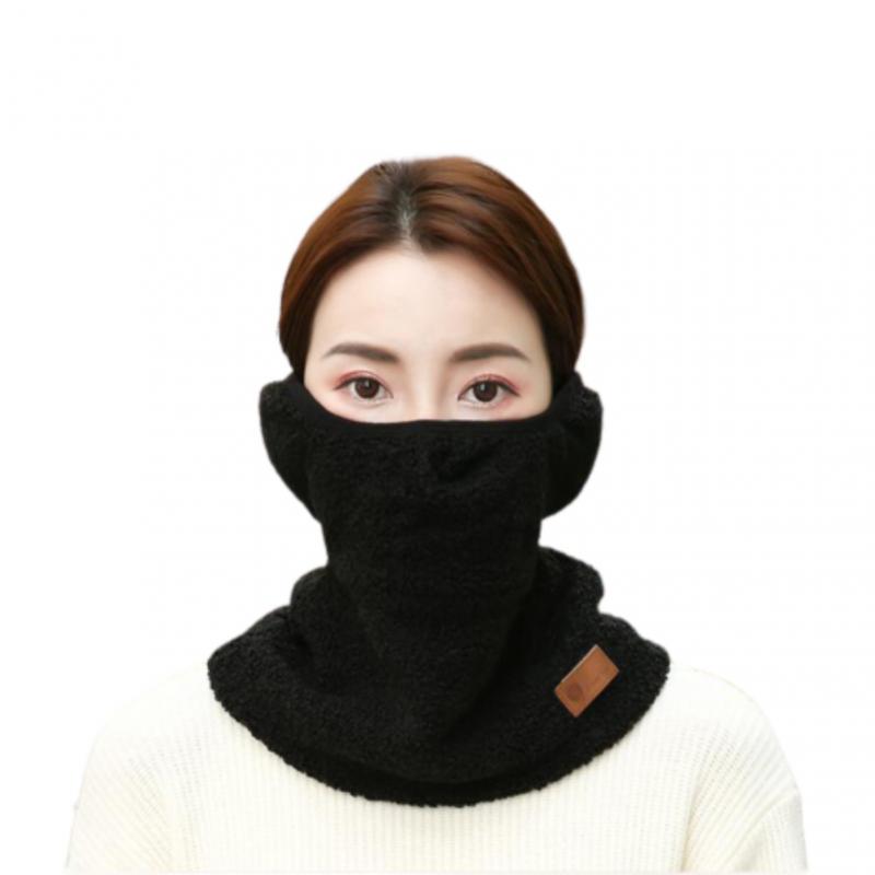 Écharpe d'hiver pour femmes avec Protection des oreilles, foulard de cou pour dames, équipement d'équitation en velours, Plus Teddy,