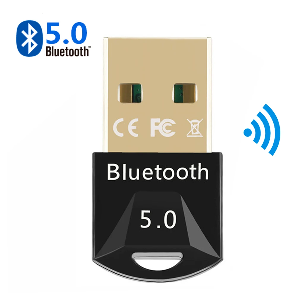 Adaptador Bluetooth para Pc, Dongle Usb Bluetooth 5,3, receptor Bluetooth 5,0 para altavoz, ratón, teclado, transmisor de Audio y música: Plata