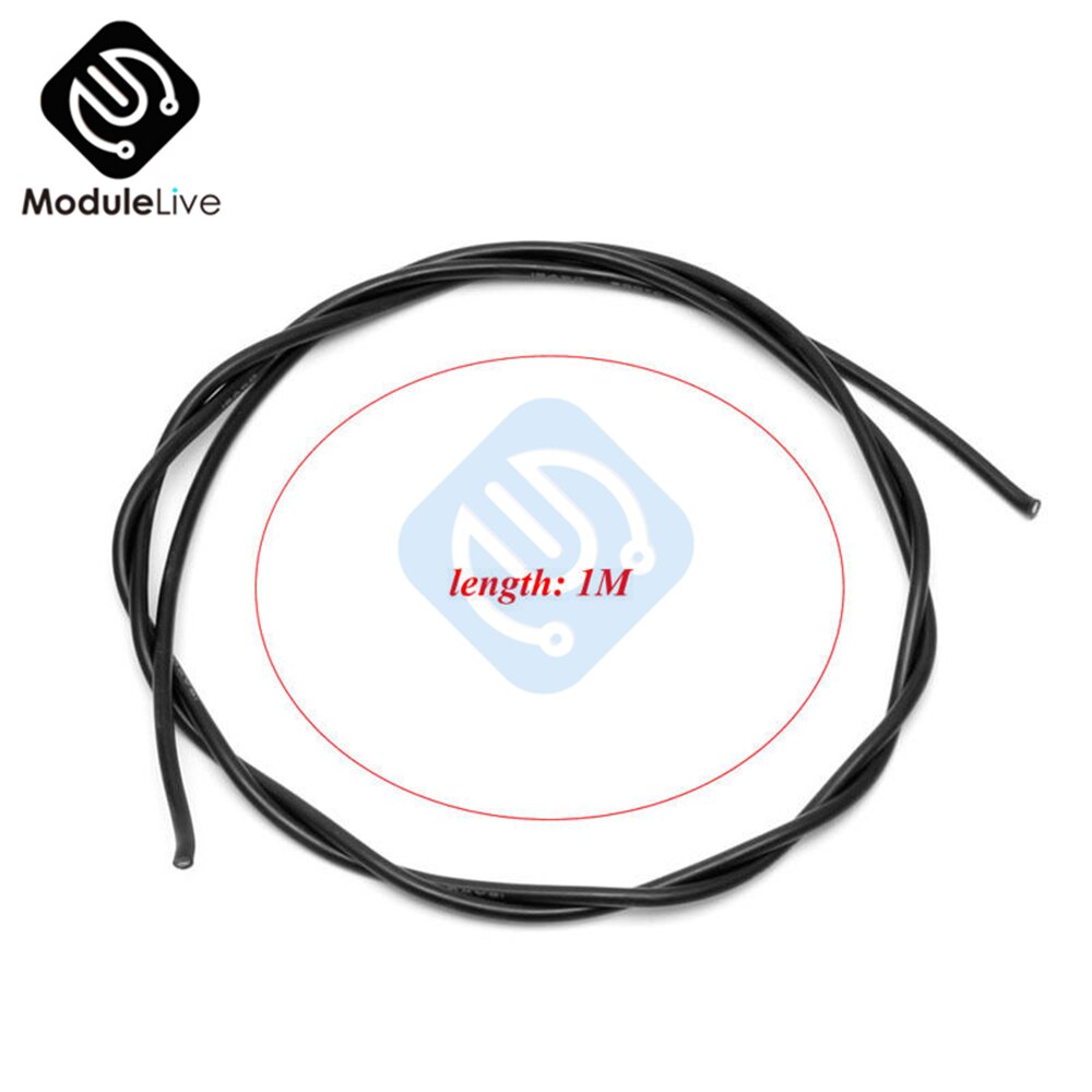 16 AWG Gauge Wire Flexible Silicone Stranded Copper Cables For RC Black and Red