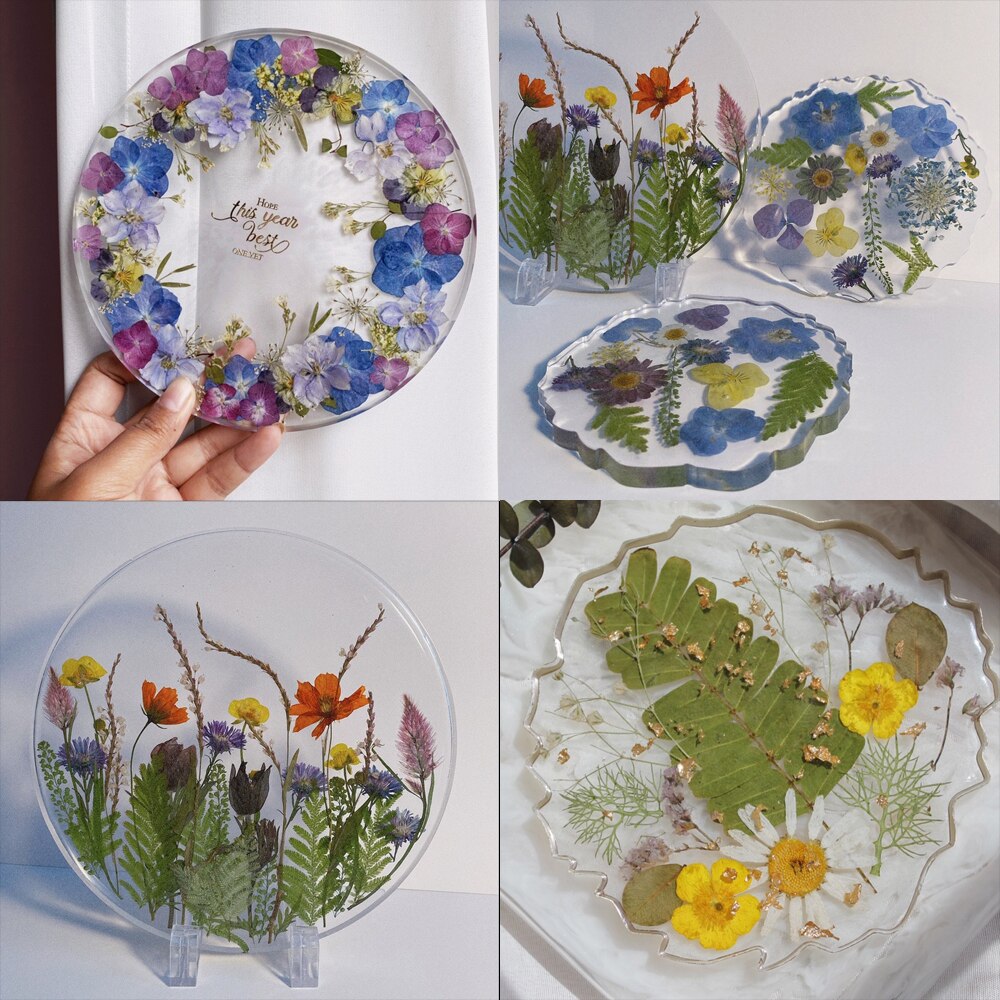 Bandeja de té de disco de fruta, moldes para posavasos de resina fundida, molde de posavasos de silicona para pastel DIY, soporte de fruta, bandeja epoxi, juegos de moldes de posavasos