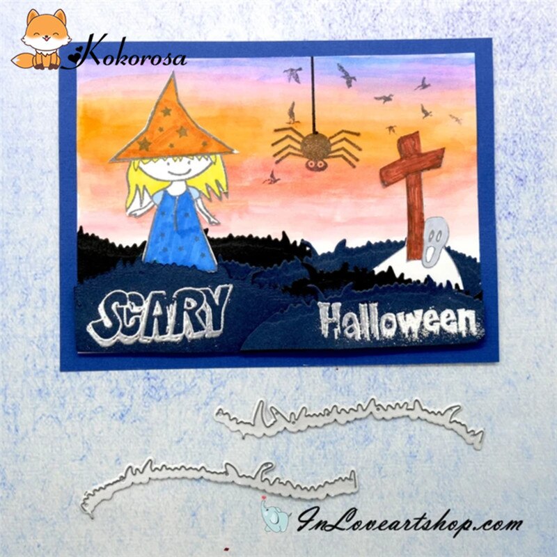 Troqueles de corte Kokorosa troquelados de Metal Marco de encaje borde carta de vida etiqueta troquelado álbum de recortes en relieve plantilla decoración troqueles