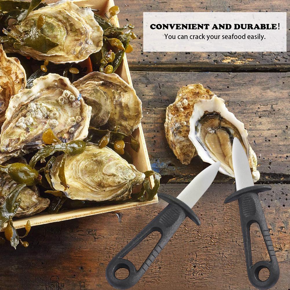 Steel Oyster Knife Seafood Knife For Seafood Shell Opening Knives Open Oyster Tools Kitchen Seafood Tool X0K1