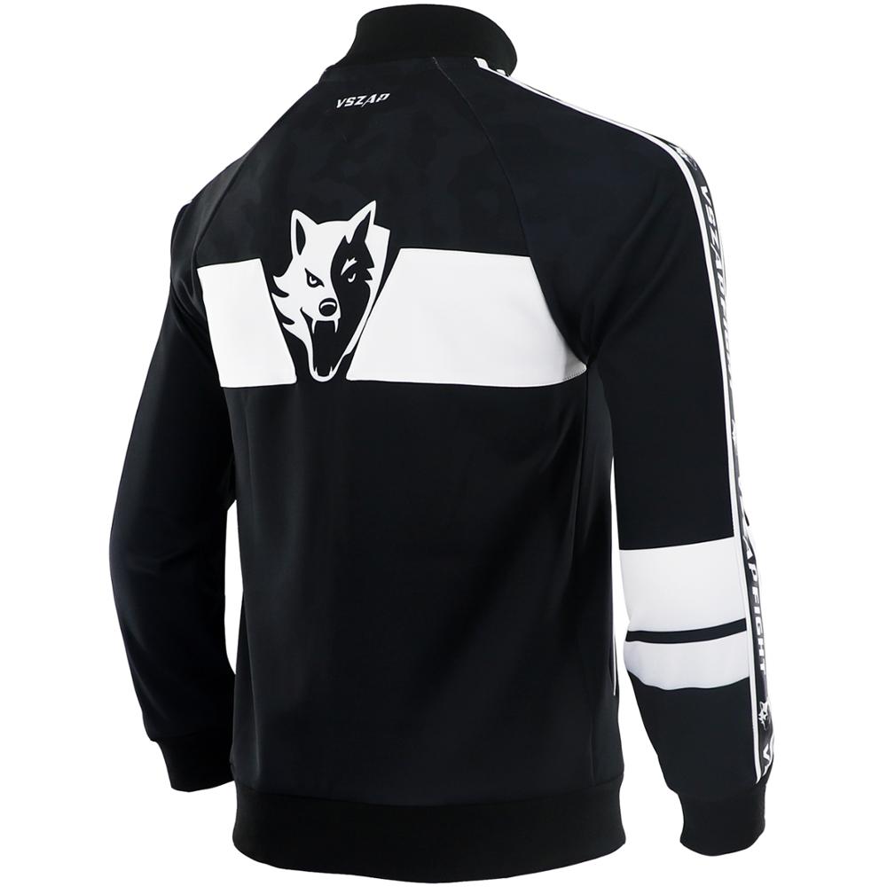 VSZAP sports spring and Autumn Training Jacket simple MMA fitness fight men's long sleeve jacket stand-up collar windproof