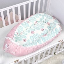 Cama nido de bebé portátil de 80cm x 50cm, cuna extraíble y lavable, cama de viaje para niños, cuna de algodón